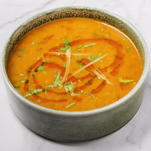 Dal Tadka (vegan) mit Reis
