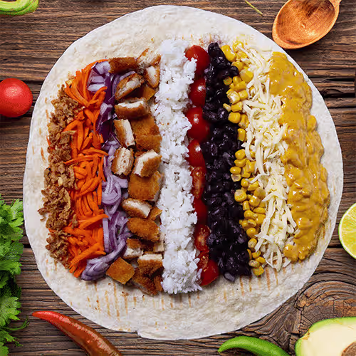 Schnitzel Burrito
