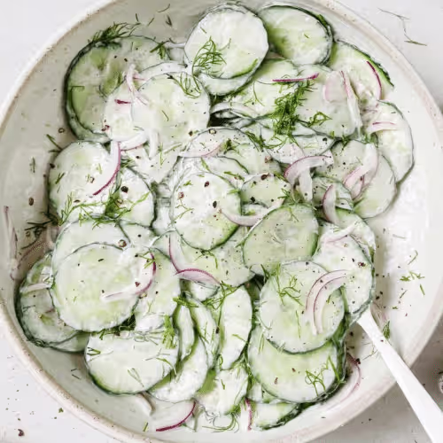Gurken creme Salat
