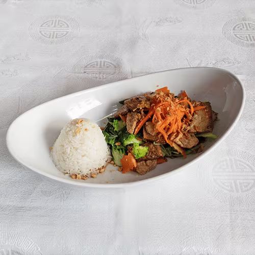 Pho xao Vit chay