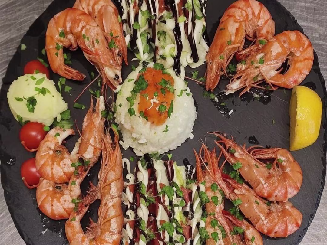 Garnelen Grill