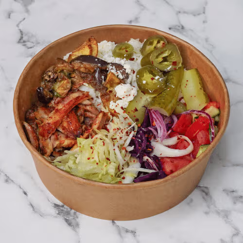 Kebab Bowl Hühnerfleisch