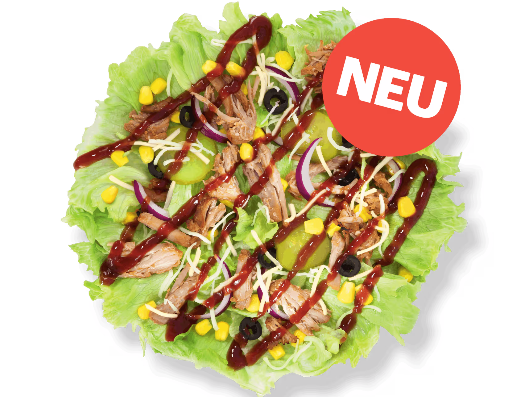 BBQ Pulled Pork Salad