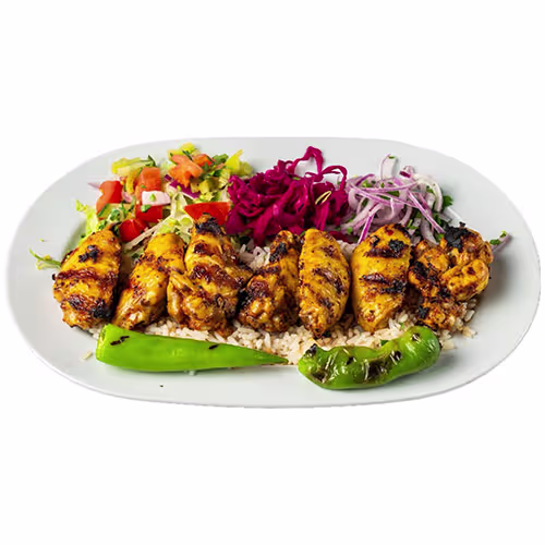 Gegrillte Hühnerflügel