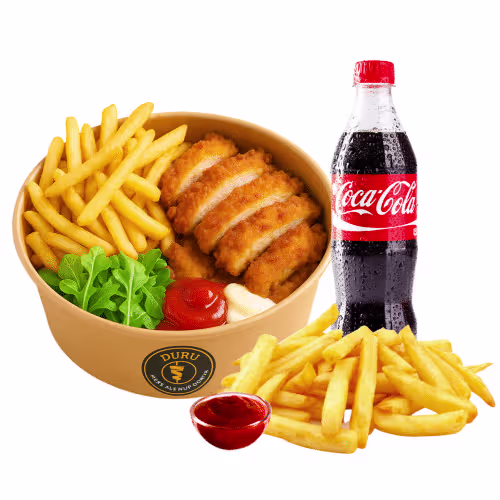 Schnitzel Bowl Menü