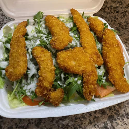 Backhendlsalat