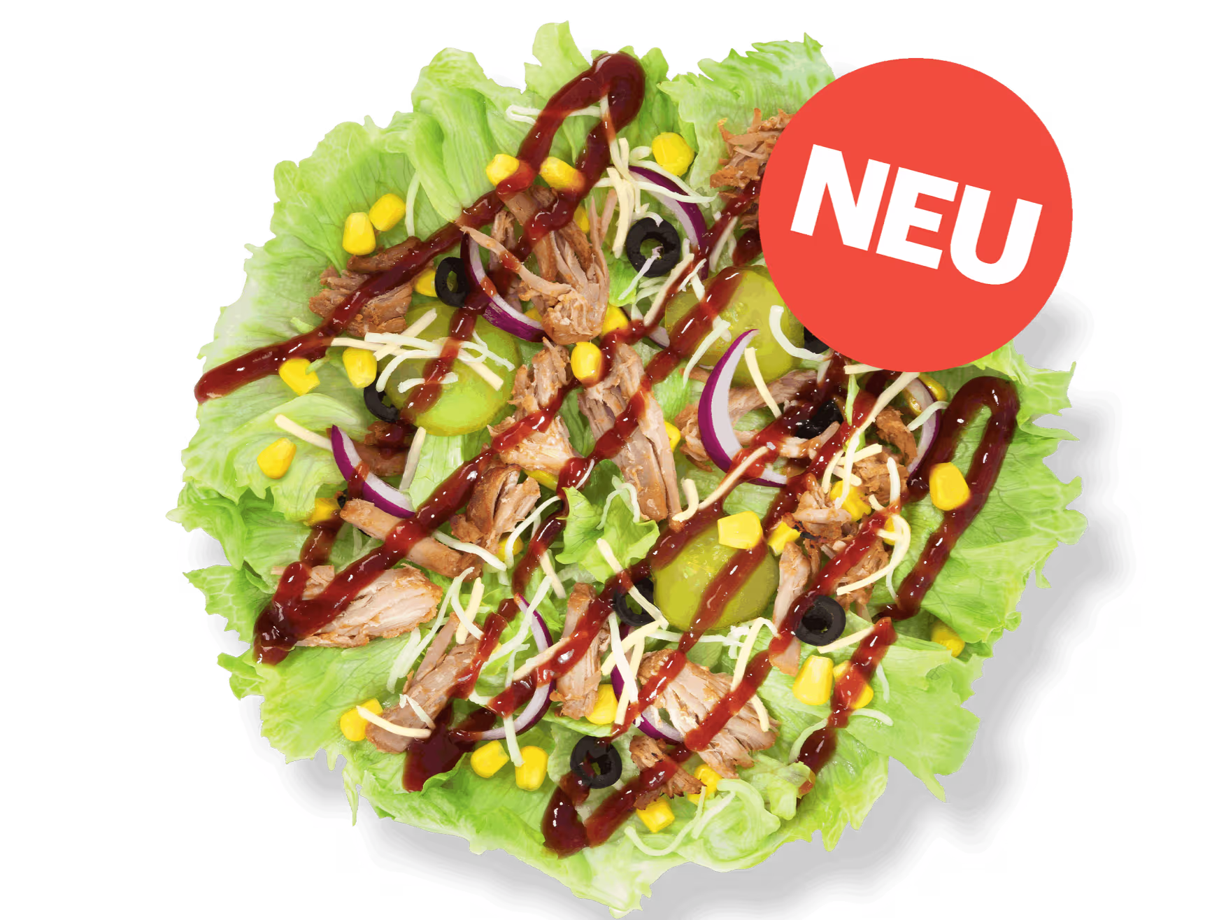 BBQ Pulled Pork Salad