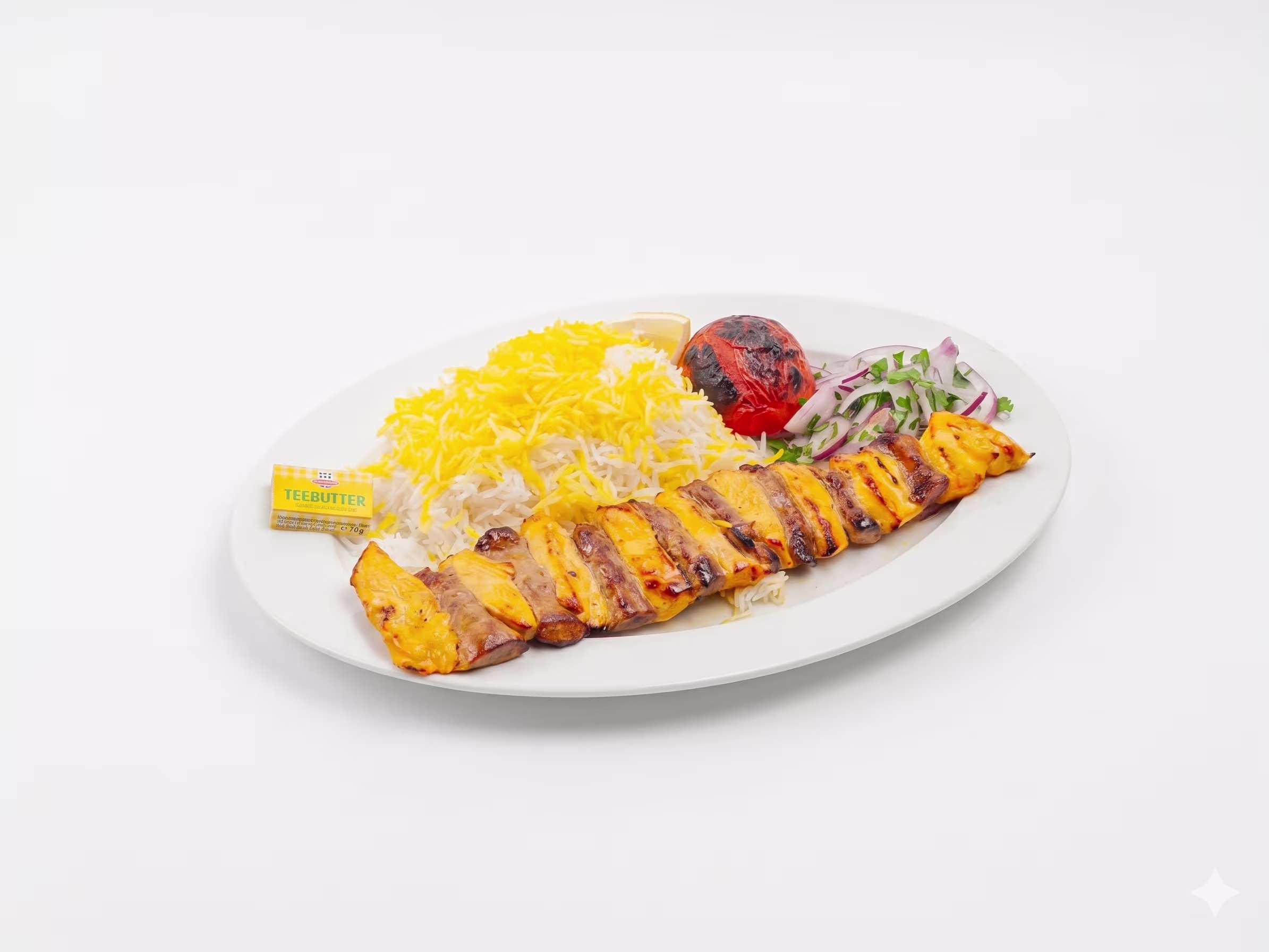 Basmatireis Mit Kabab Bakhtiari Combo