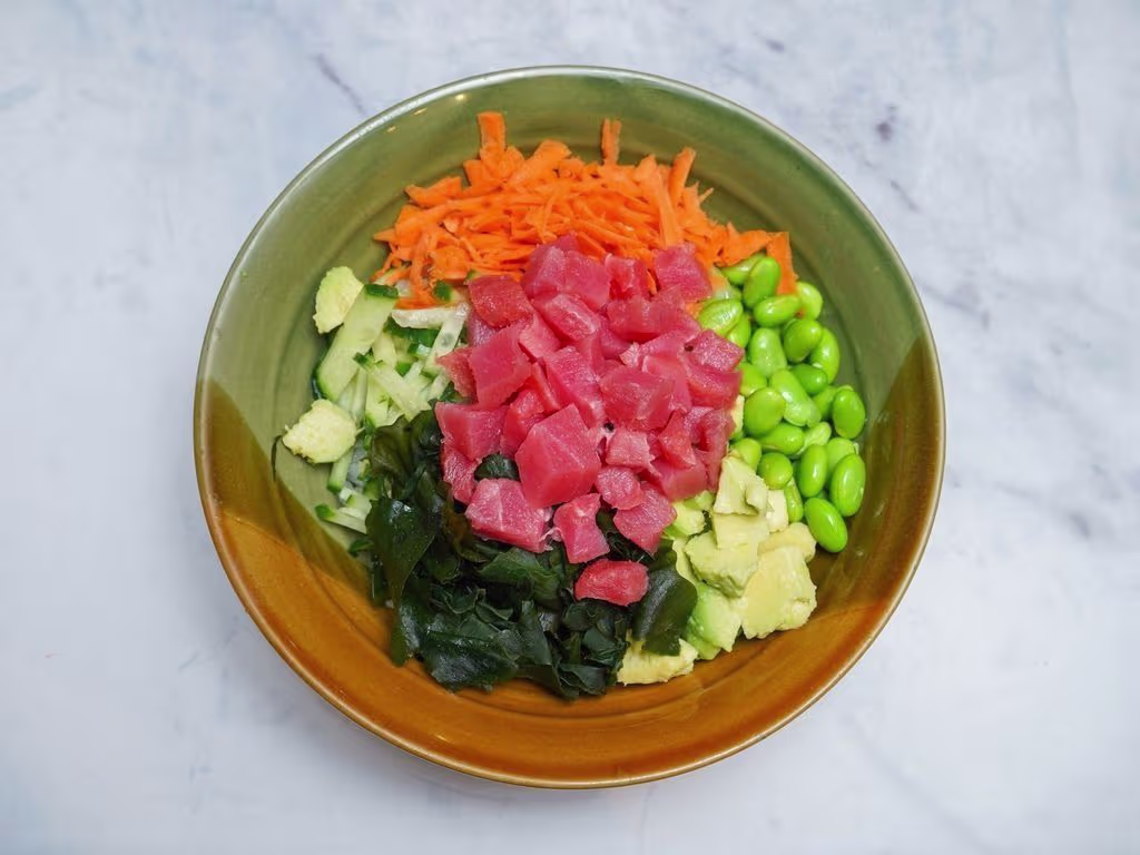 Salmon tuna bowl