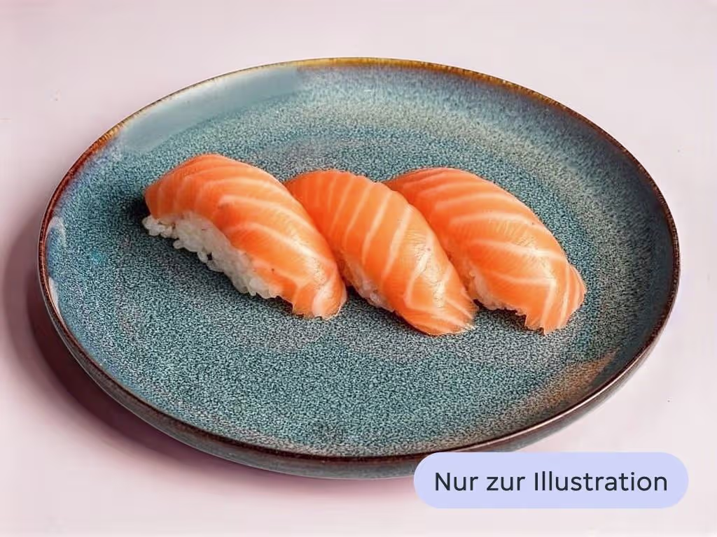Nigiri sushi sake 2 stück