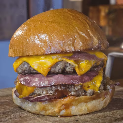 Double Burger Covid-19 (sehr scharf)