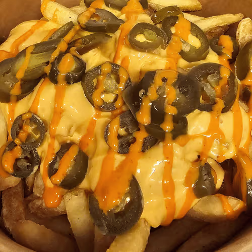 Chilli-Cheese Pommes