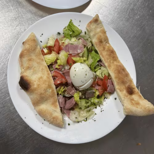 Schinken-Ei Salat