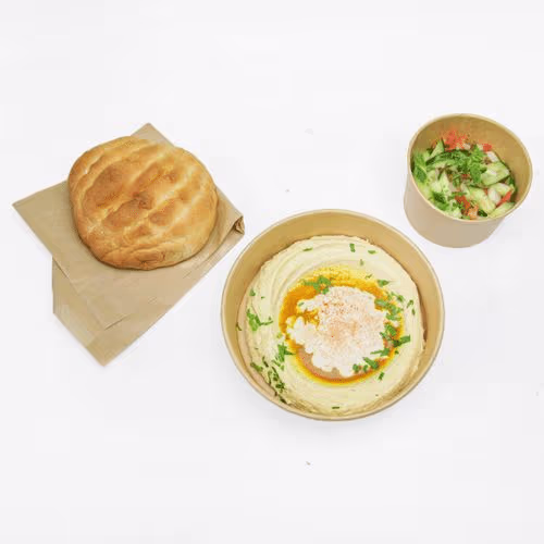 Hummus Teller Vegan