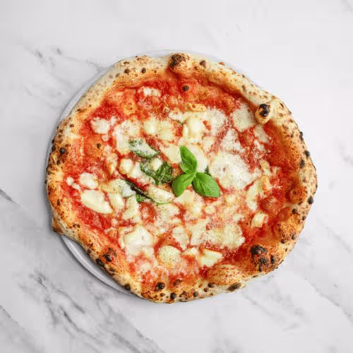 Pizza Rossa Provola e Pepe (vegetarisch)
