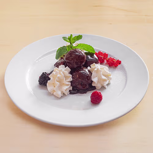 Profiterole a la vaniglia