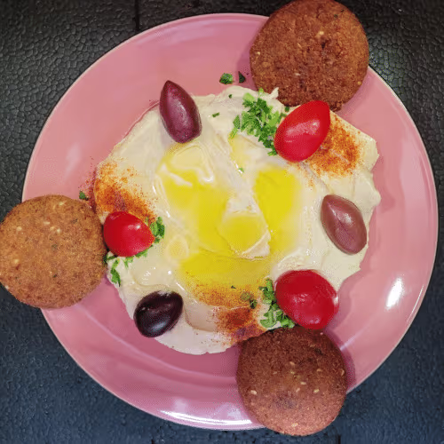 Falafel und Hummus