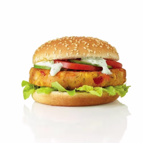 No Meat Chik'n Burger (Vegan)