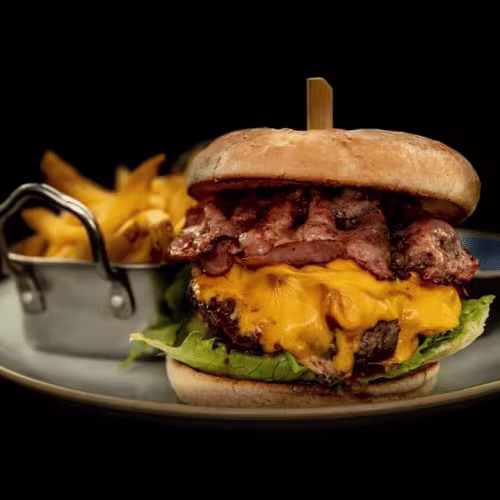Chili Cheese burger (scharf)