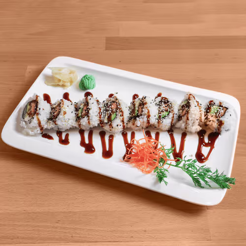 Crispy Salmon Roll (8 Stück)