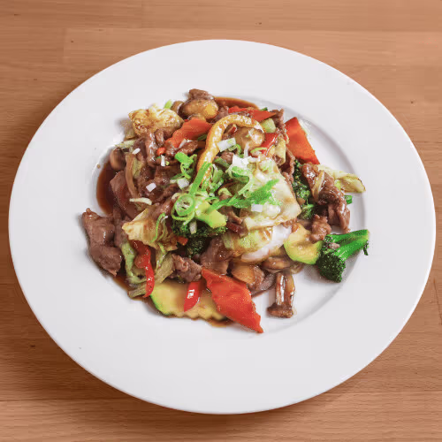 Wok Garnelen