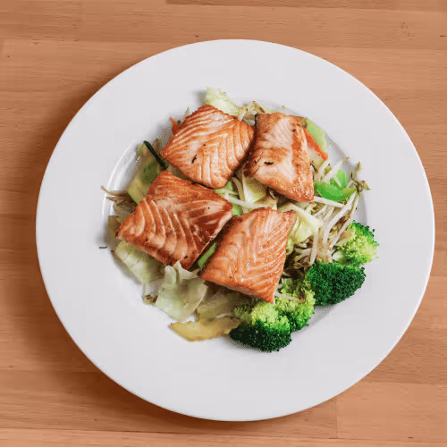 Lachs Teriyaki