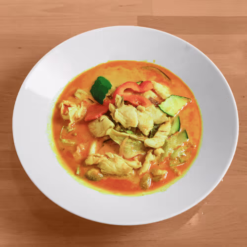 Kokos-Curry Hühnerfleisch