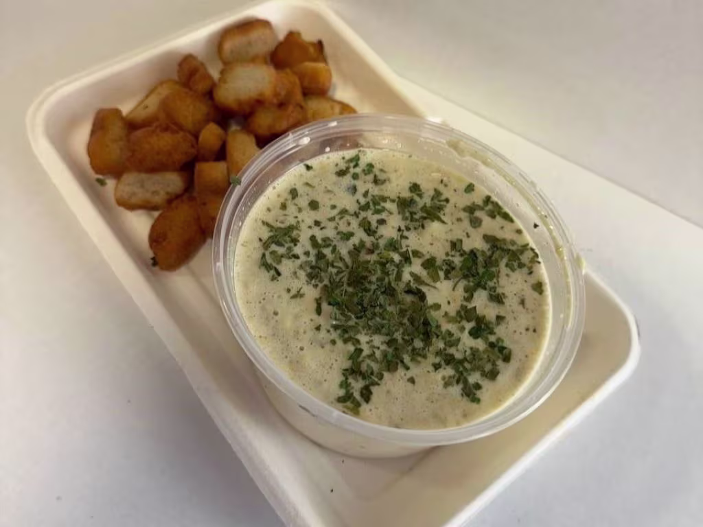 Knoblauchcremesuppe