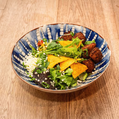 Sweet Potato Falafel Bowl (vegan)
