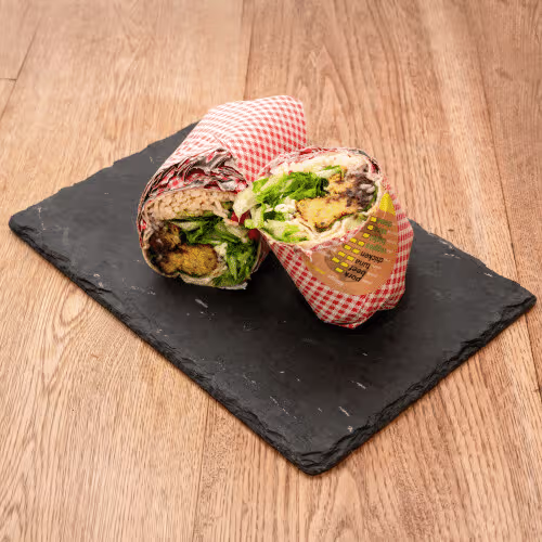 Sweet Potato Falafel Burrito (vegetarisch)