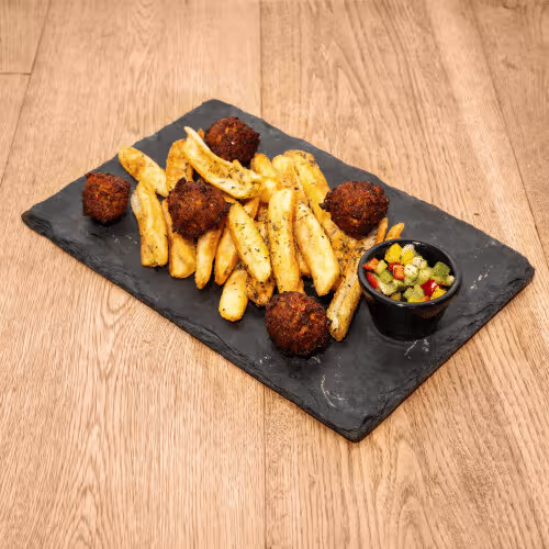 Sweet Potato Falafel Fries