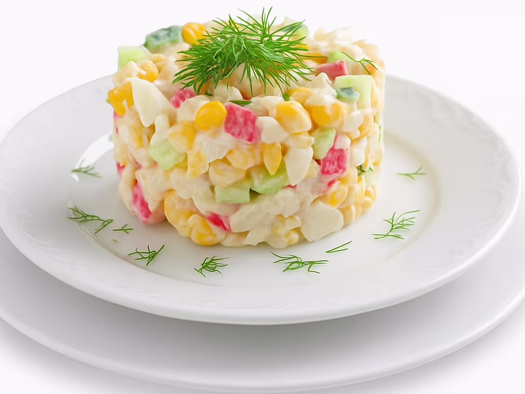 Krabbensalat (Surimi-Salat)