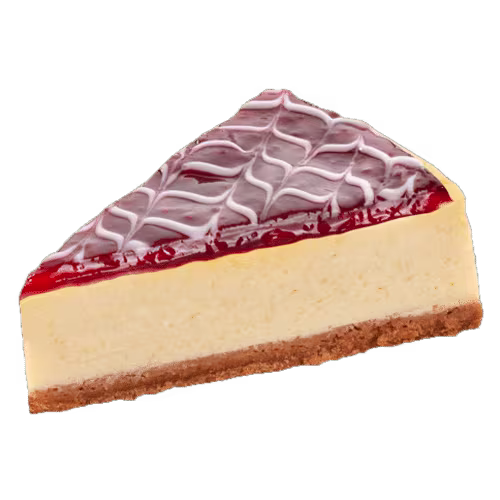 Käsekuchen mit Himbeere