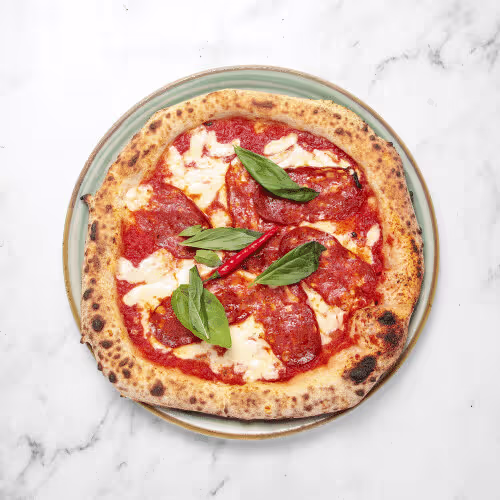Pizza Diavolo (scharf)