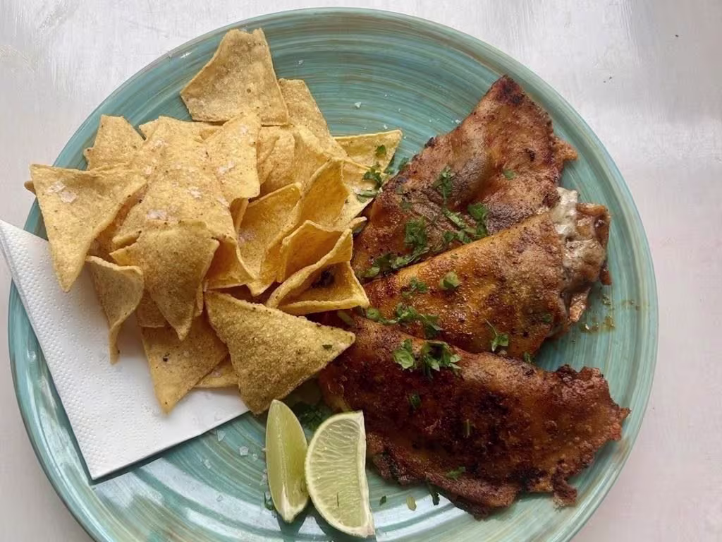 Chipotle Hendl Tacos