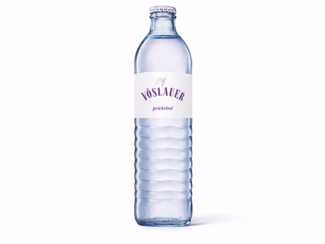 Mineralwasser prickelnd Glasflasche 0,33ml