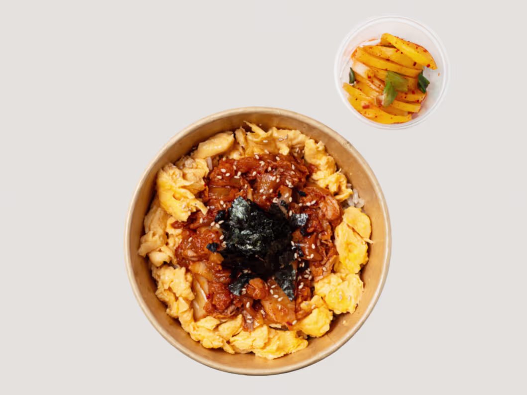 Kimchi-tuna Deopbab