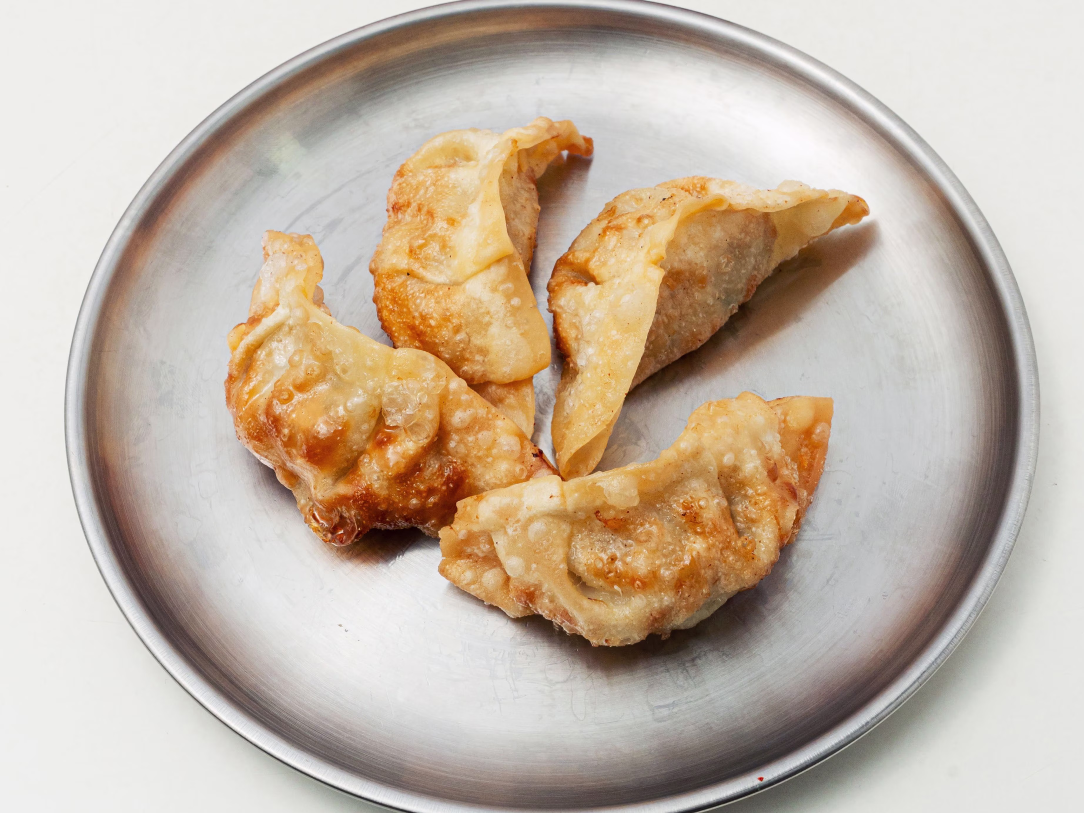 Fried mandu (Frittierte Koreanischen teigtaschen)