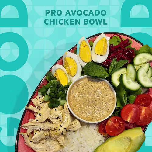 Pro Avocado Chicken Bowl
