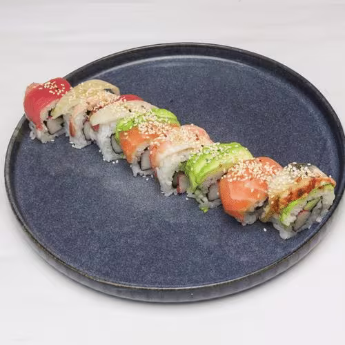 Classic Rainbow Roll (8 Stück)