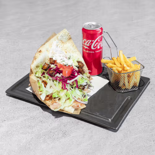 Menü 1 - Hühner Sandwich