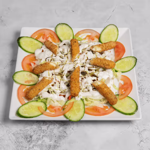 Mozzarella-Sticks-Salat