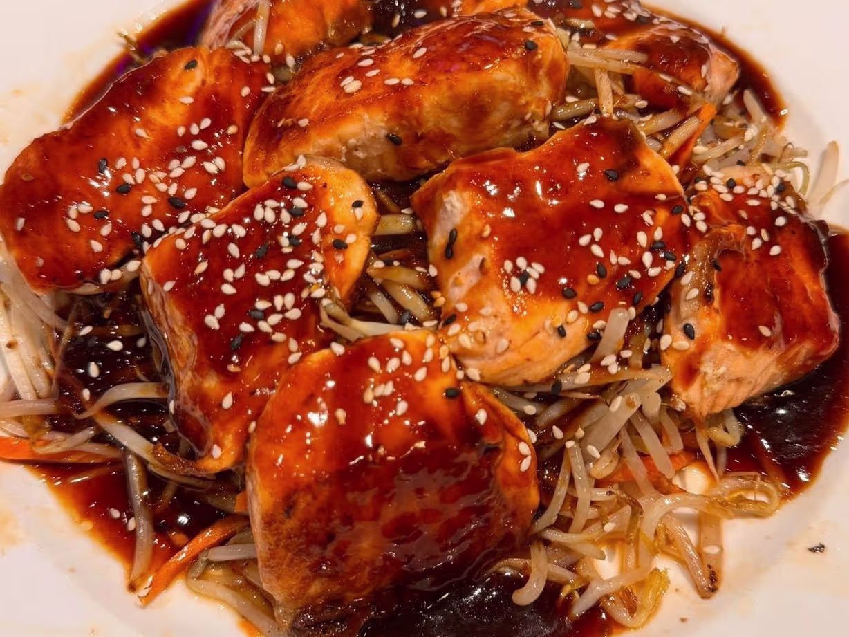 Lachs Teriyaki