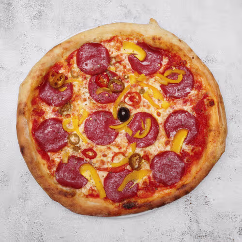 Pizza Diavolo (scharf)