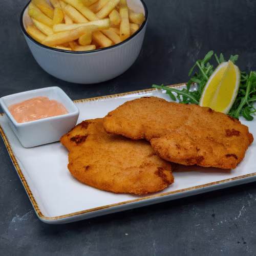 Schnitzel Wiener Art vom Huhn
