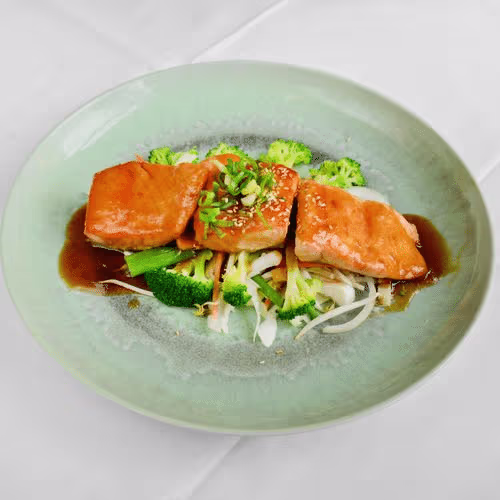 Lachs-Teriyaki
