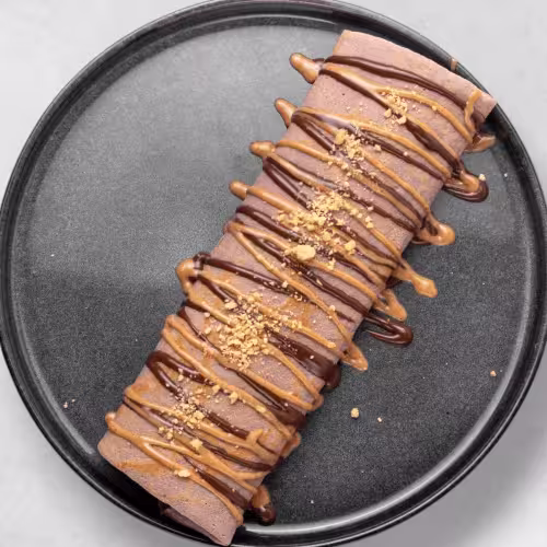 Protein Snickers Crepe