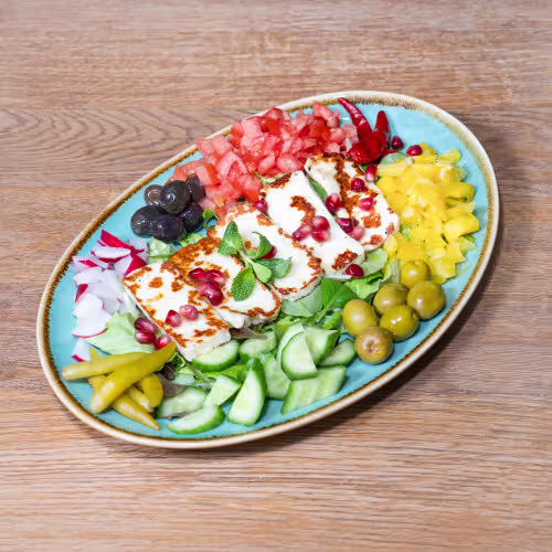 Halloumi-Salat