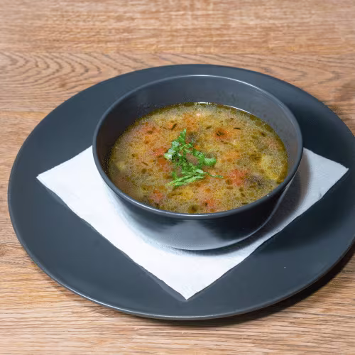 Klare Gemüsesuppe (vegan)