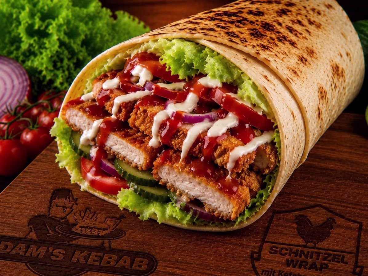 Schnitzel Wrap